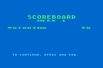 Oil Wells atari screenshot
