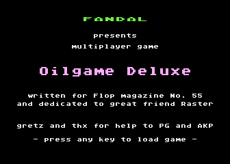 Oilgame Deluxe atari screenshot