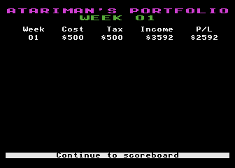 Oilgame Deluxe atari screenshot