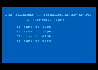 Omega Copyer atari screenshot