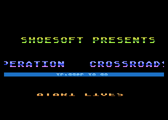 Operation Crossroads atari screenshot