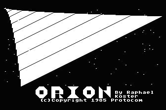 Orion atari screenshot