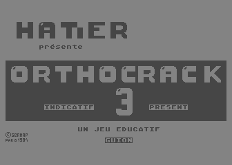 Orthocrack 3 atari screenshot