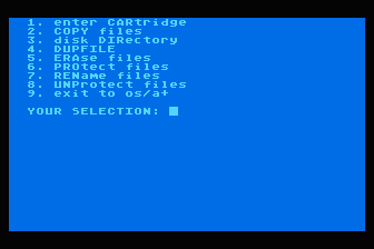 OS/A+ atari screenshot