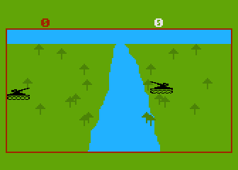 Outlaw / Howitzer atari screenshot