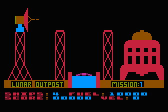 Outpost atari screenshot