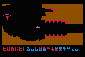 Outpost atari screenshot