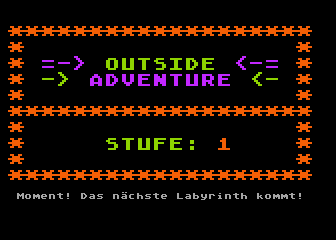 Outside Adventure atari screenshot