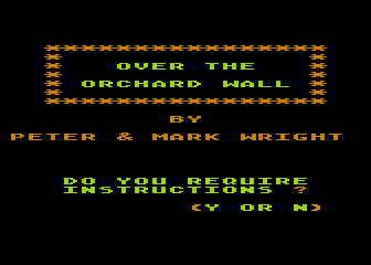 Over the Orchard Wall atari screenshot