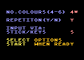 Owari / Bull and Cow atari screenshot