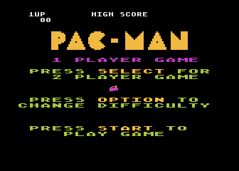 Pac-Man atari screenshot