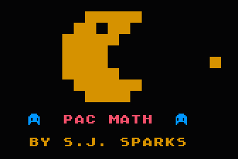 Pac Math atari screenshot