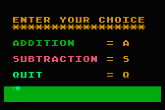Pac Math atari screenshot