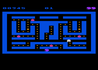 Pacmania atari screenshot