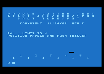 Paddle Jitter Test — screenshot 1