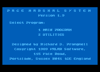 Page Marshal atari screenshot