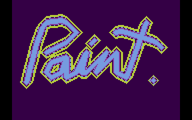 Paint atari screenshot