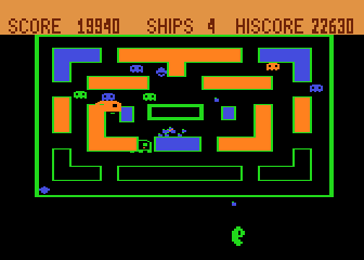 Pakman's Brother's Revenge atari screenshot