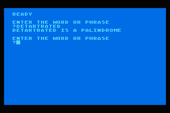 Palindrome — screenshot 1