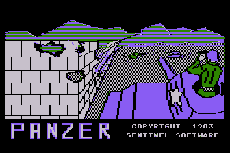 Panzer atari screenshot