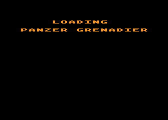 Panzer Grenadier atari screenshot