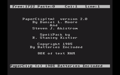 PaperClip atari screenshot