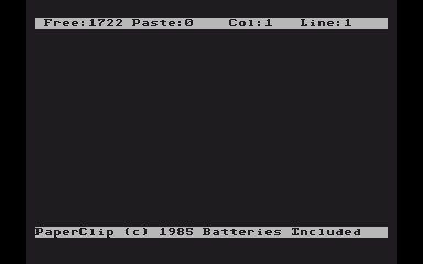 PaperClip atari screenshot