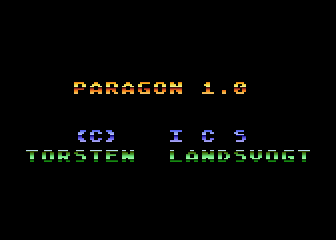 Paragon 1.0 atari screenshot