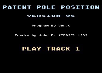 Patent Pole Position - Version 06 atari screenshot