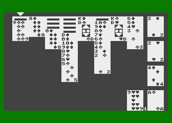 Patience atari screenshot