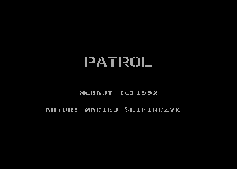 Patrol atari screenshot