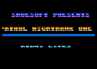 Patrol Nighthawk One atari screenshot
