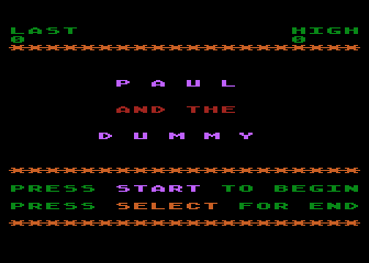 Paul and the Dummy atari screenshot