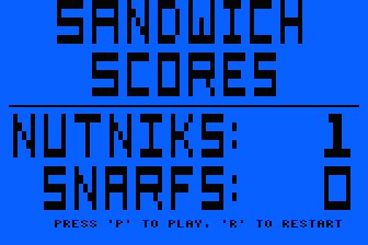 Peanut Butter Panic atari screenshot