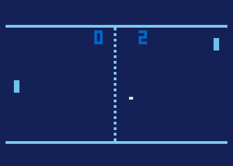 Perfected Pong atari screenshot