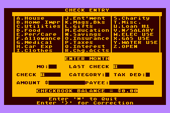 Personal Finance atari screenshot