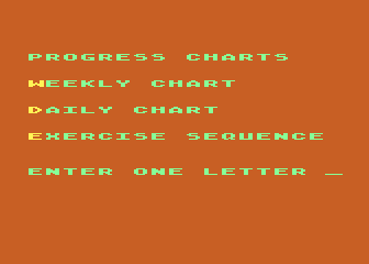 Personal Fitness Program atari screenshot