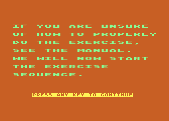 Personal Fitness Program atari screenshot
