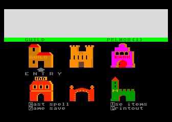 Phantasie atari screenshot