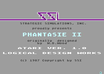 Phantasie II — screenshot 1