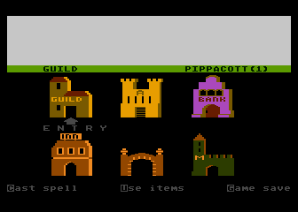 Phantasie II atari screenshot