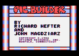 Pic. Builder atari screenshot