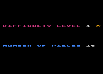 Picture Puzzle atari screenshot