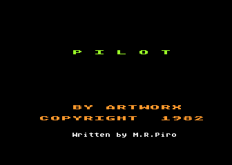 Pilot atari screenshot