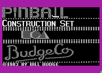 Pinball Construction Set atari screenshot