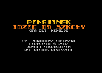 Pingwinek Idzie do Szkoly atari screenshot