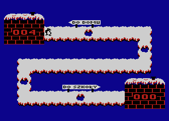 Pingwinek Idzie do Szkoly atari screenshot