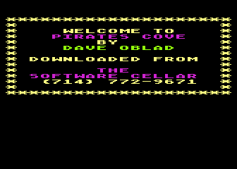 Pirates Cove atari screenshot