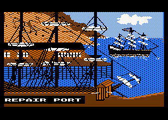 Pirates of the Barbary Coast atari screenshot