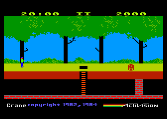 Pitfall! atari screenshot